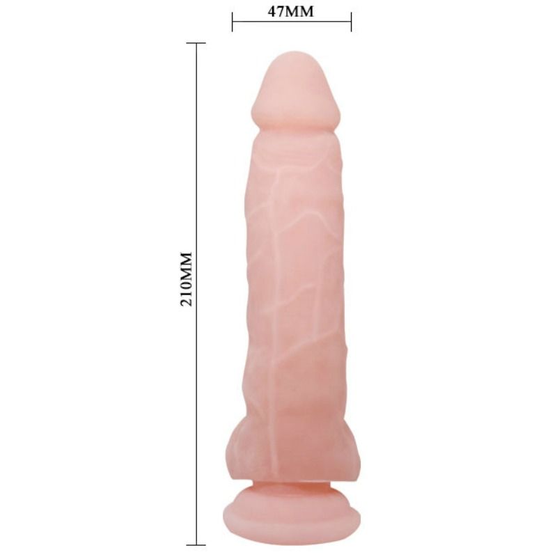 Baile - Gode Réaliste avec Ventouse - 21 cm