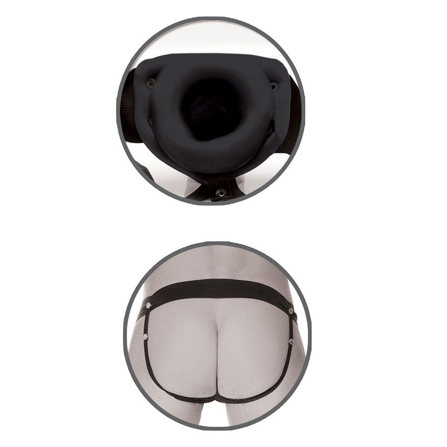 Fetish Fantasy - Gode Ceinture Creux Noir / 14 cm