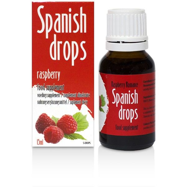 Cobeco Pharma – Complément Alimentaire Spanish Drops Framboise – 15 ml