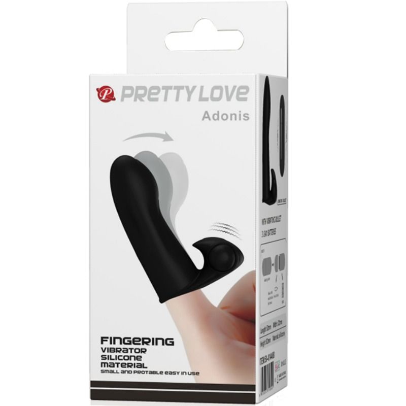 Pretty Love – Doigt Vibrant Adonis – Noir