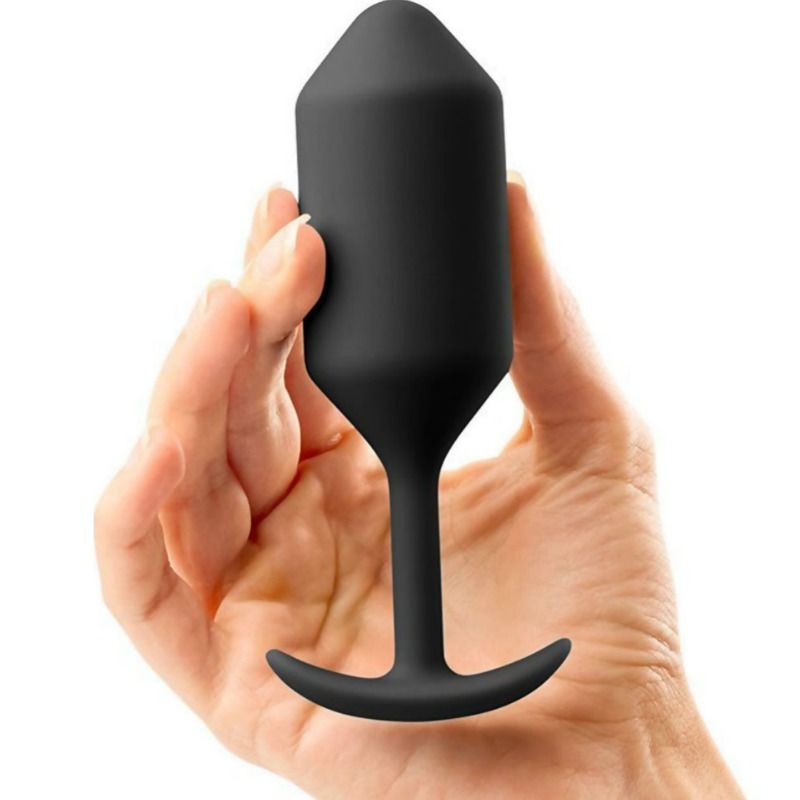 b-Vibe - Plug Anal 180g Snug Plug 3 - Noir