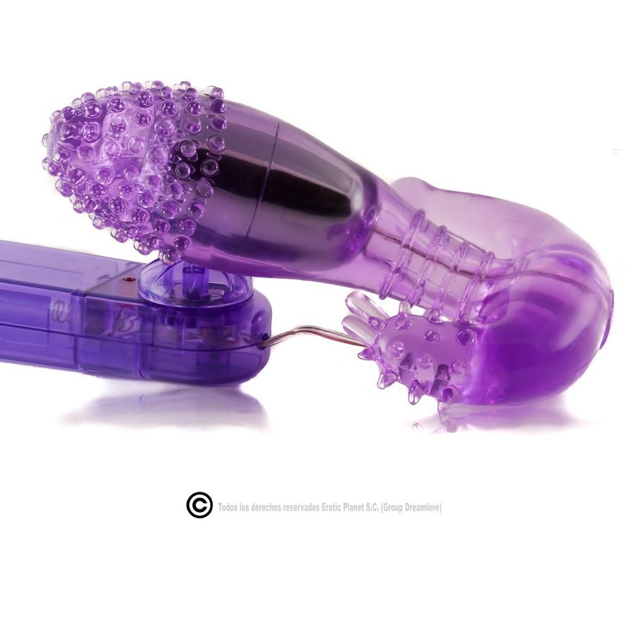 Baile - stimulateur vaginal et anal lilas avec vibration