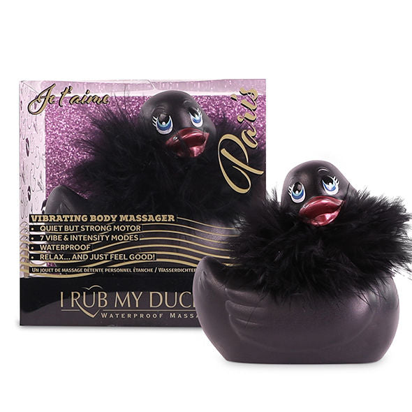 Big tease toys - Canard vibrant Paris Noir I Rub My Duckie 2.0