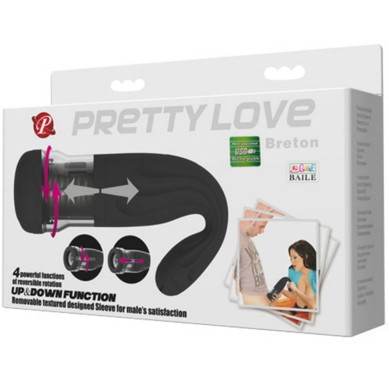Pretty love - masturbateur rechargeable multifonction breton