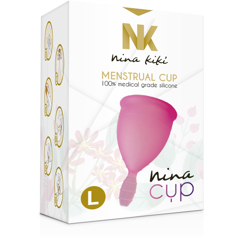 Nina kikí Coupe menstruelle rose Taille L