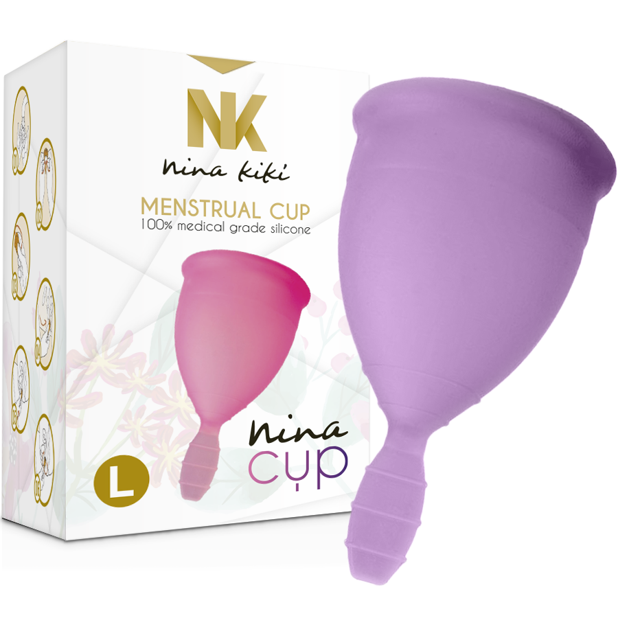 Nina kikí Coupe menstruelle violet Taille L