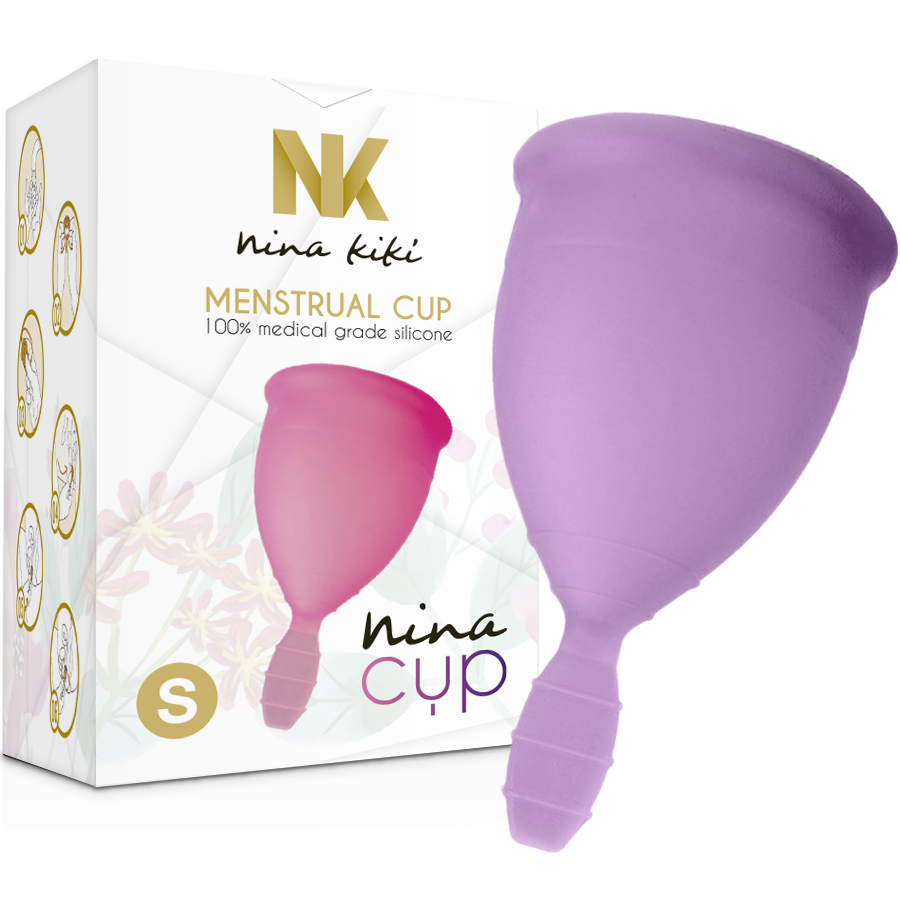 Nina kikí Coupe menstruelle violet Taille S