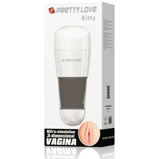 Pretty love - masturbateur vagin blanc kitty