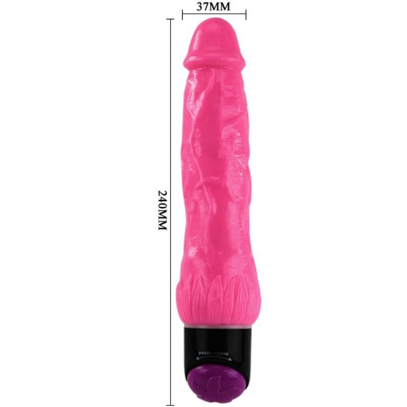 Baile - Vibromasseur Vibrant Réaliste 24 cm - Violet