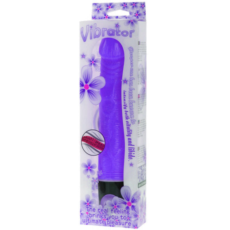 Baile - Vibromasseur Veiné Vibrant 21,5 cm - Violet