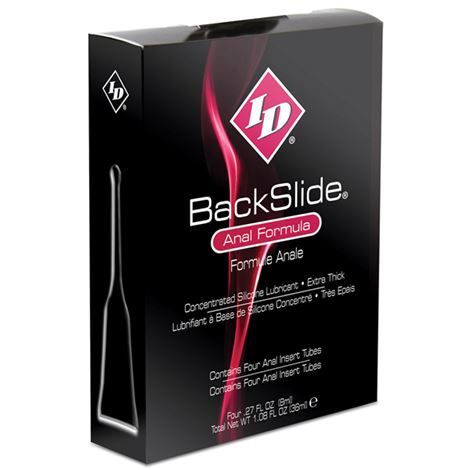 ID Backslide – 4 Tubes pour Pénétration Anal – 8 ml
