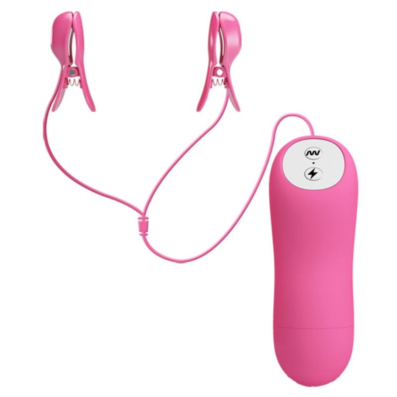 Baile - pizzas ondes romantiques avec vibration et électrochoc fuchsia