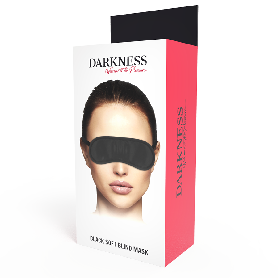 Darkness - masque noir droit