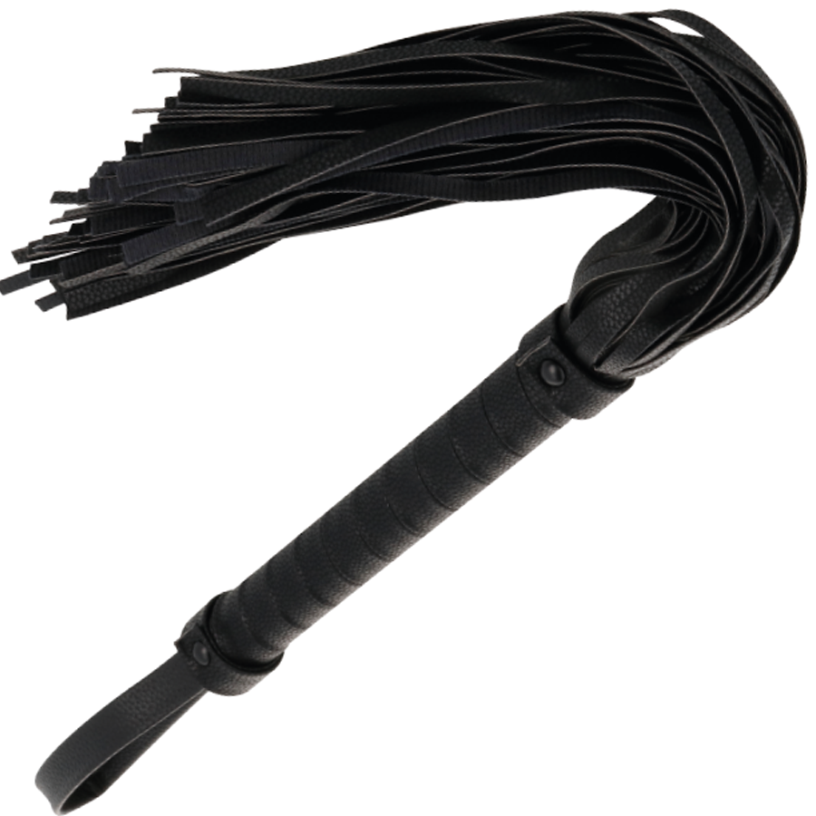 Darkness - Martinet Bondage en cuir Noir - 42cm