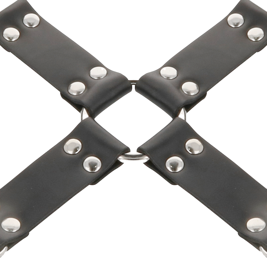 Darkness - menottes en cuir pour pieds et mains noir