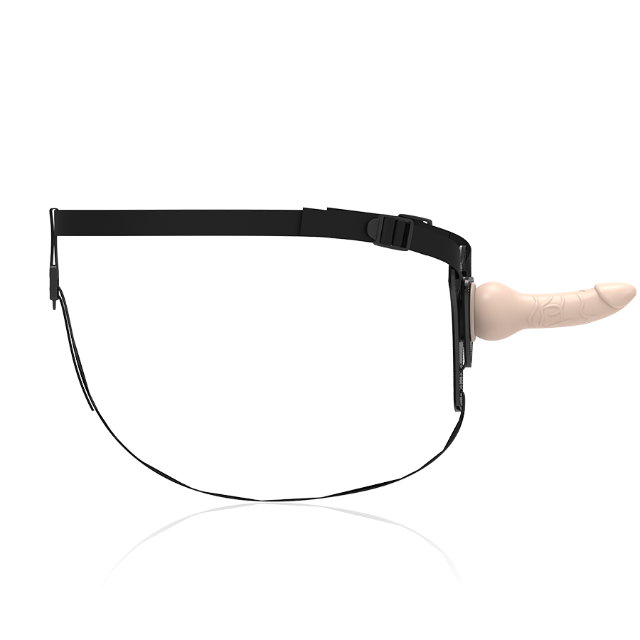 Fetish submissive harness - silicone chair réaliste 16cm