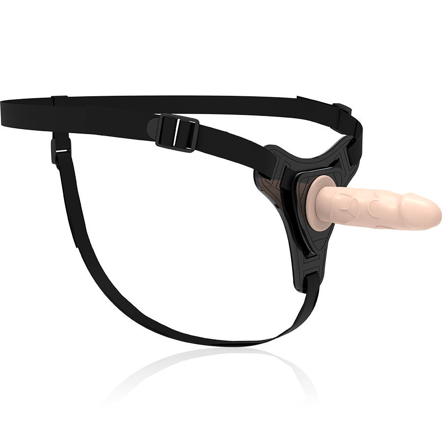 Fetish Submissive - Gode Ceinture Réaliste avec harnais Chair / 12,5 cm