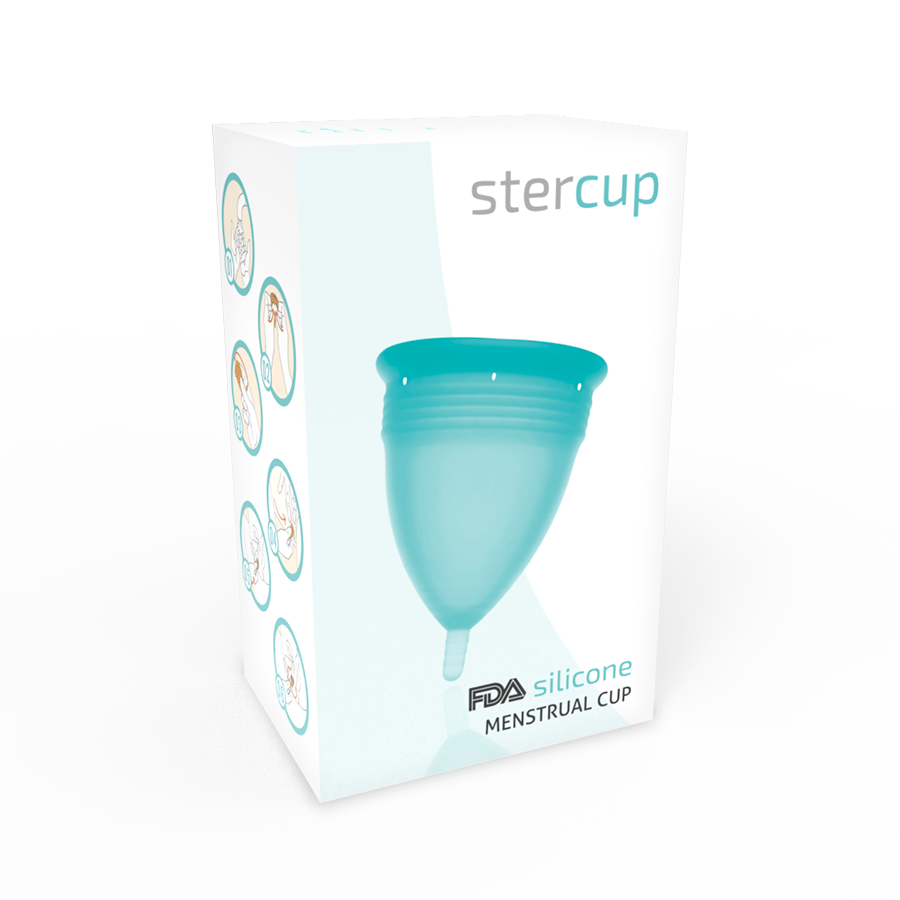 Stercup Cup Menstruelle silicone Taille S Bleu