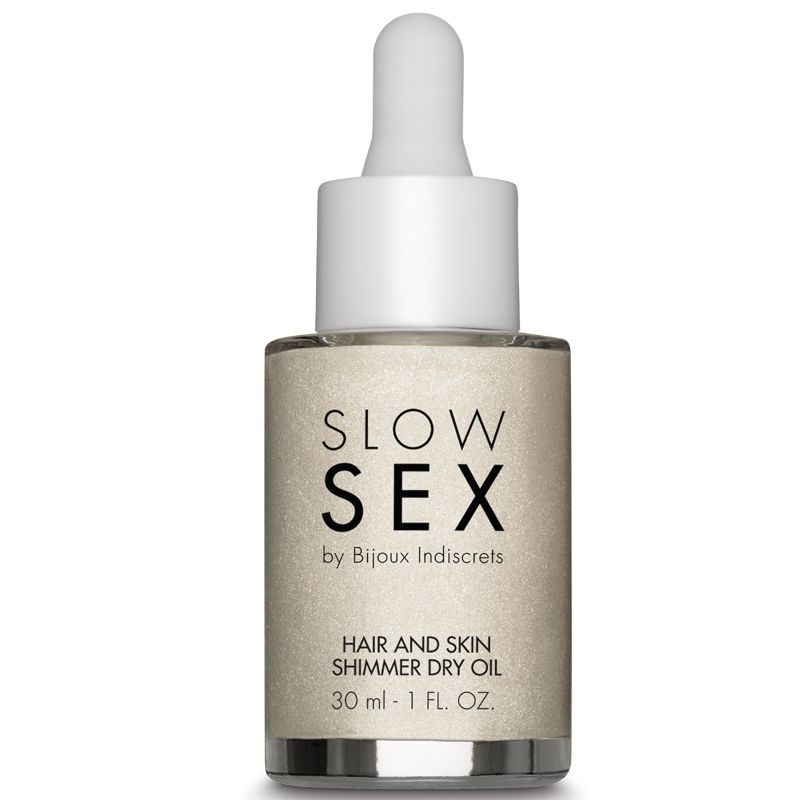 Bijoux Indiscrets - Huile Sèche Brillante Corps & Cheveux Slow Sex - 30 ml