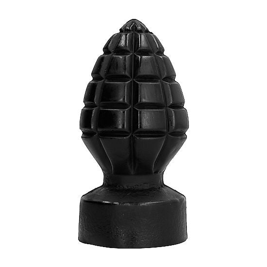 All Black - Plug Anal en Forme de Grenade - 14 cm