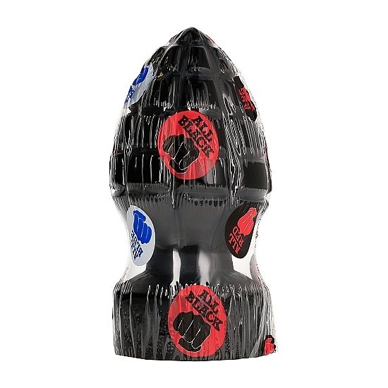 All Black - Plug Anal en Forme de Grenade - 14 cm