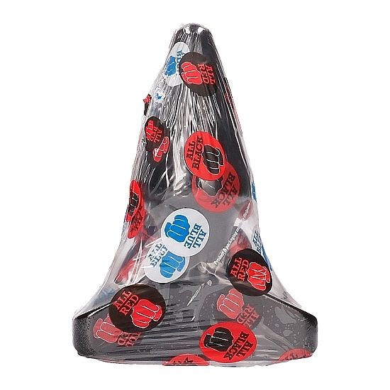 All Black – Plug fisting en forme conique - 16 cm