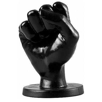 All Black - Plug Anal Fist Poing Fermé Incliné - 14 cm
