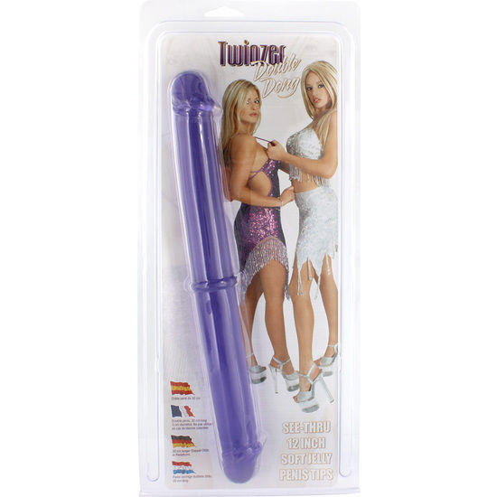 Seven Creations Double Dong 30 cm Violet