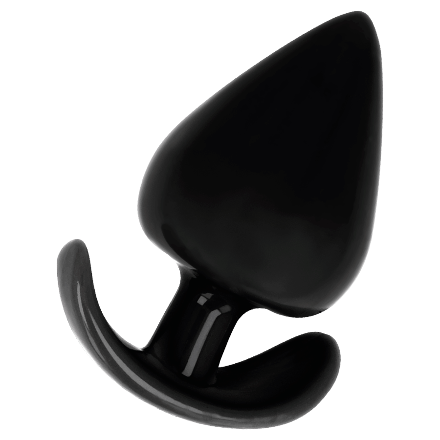 Plug Anal Flexible Noir 9,5 cm - Addicted Toys