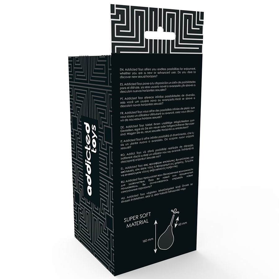 Adiccted Toys Poire à lavement noir 250 ml