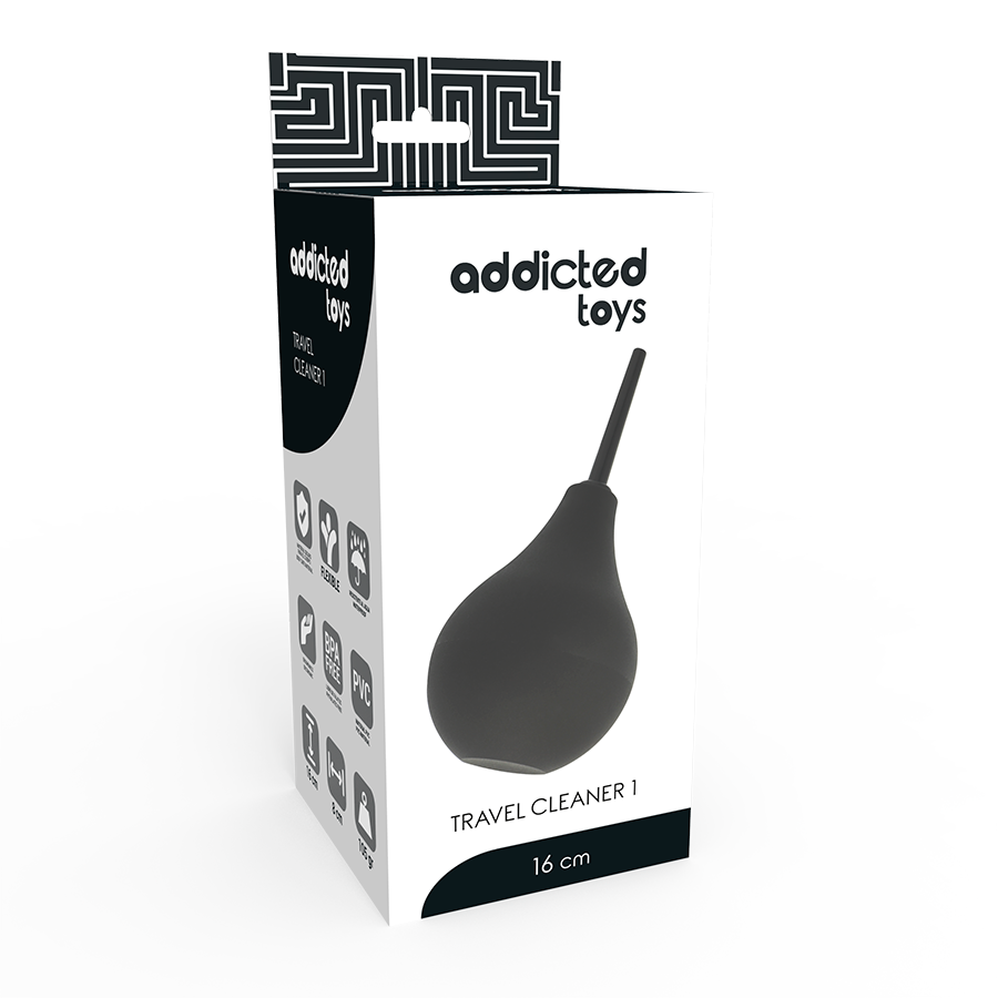 Adiccted Toys Poire à lavement noir 250 ml
