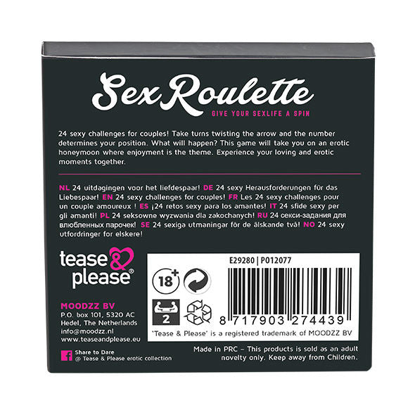 Tease & please - sex roulette amour et mariage