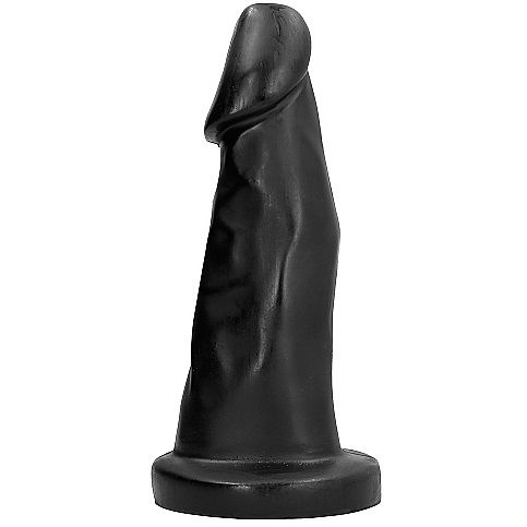 All Black – Gode fisting en forme de pénis avec courbures 27 cm