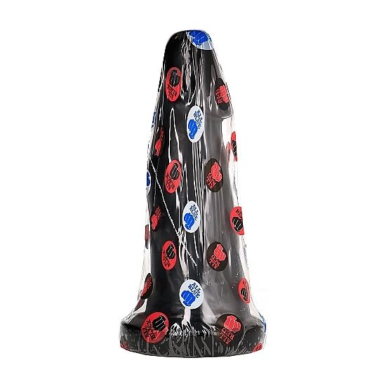 All Black – Gode fisting en forme de pénis avec courbures 27 cm