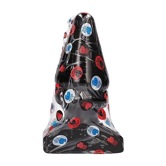 All Black Plug anal en forme conique 28,5 cm