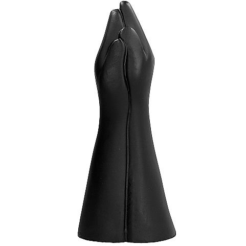 All Black Gode Fisting en forme de main 39 cm