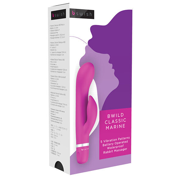 B Swish – Vibromasseur Rabbit Bwild Classic Marine Magenta