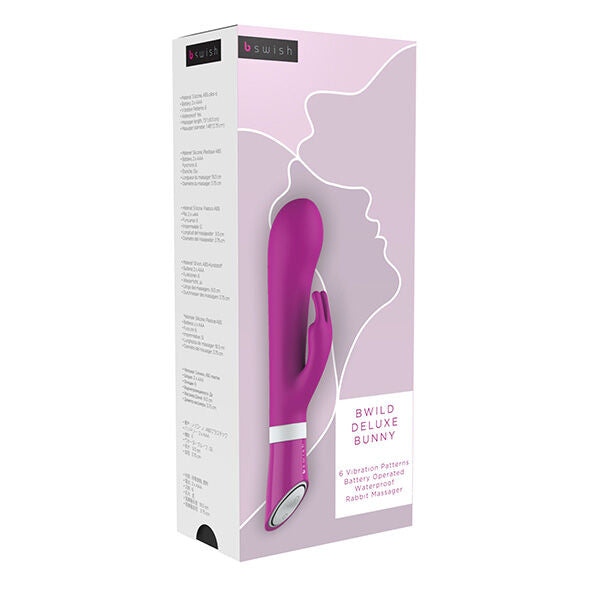 B swish - bwild deluxe bunny rabbit vibrateur framboise