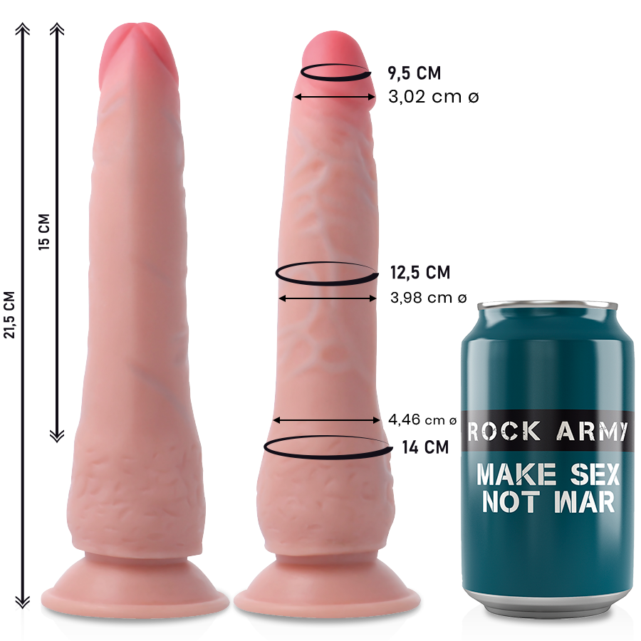 Rockarmy - crusader double densité 21.5 cm -o- 4.46 cm