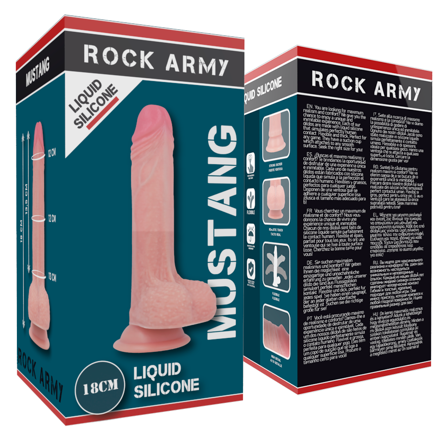 Rock Army - Godemichet Ventouse Ultraréaliste / 18 cm