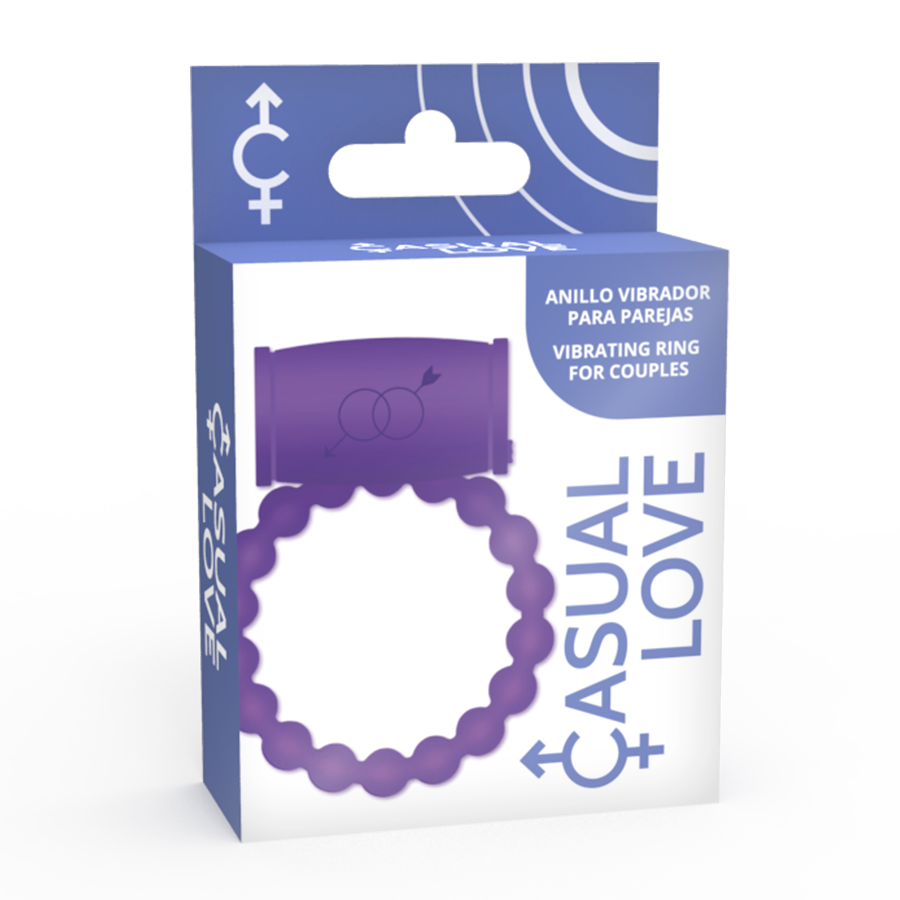 Casual love - anneau vibrateur couple 25 violet