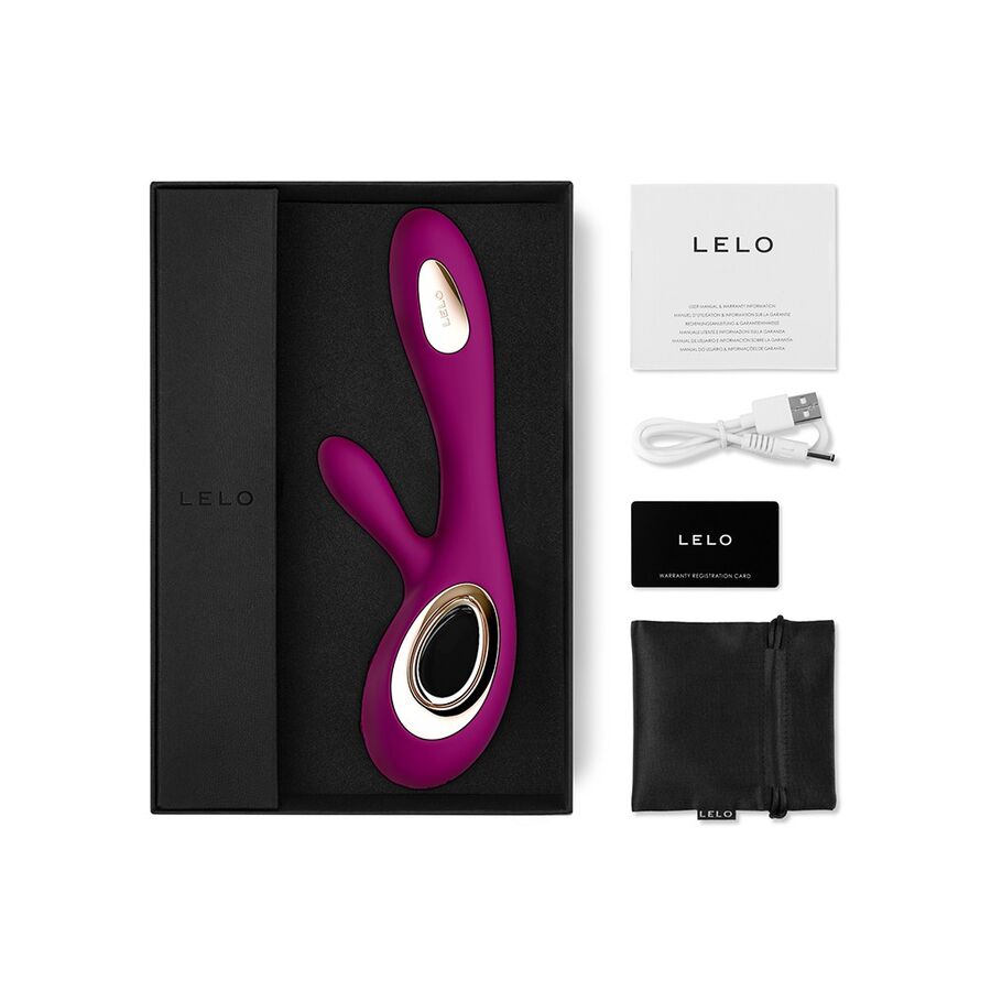 Lelo - soraya wave vibrateur lapin deep rose