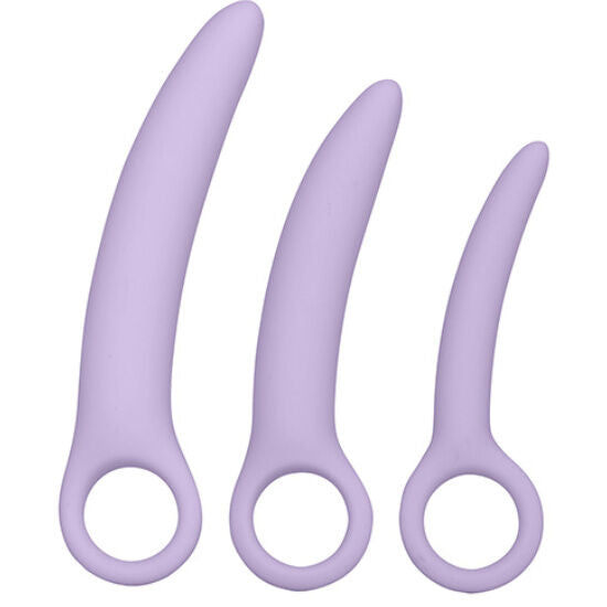 Calexotics – Dilatateurs Vaginales en Silicone Médical Violet - Lot de 3