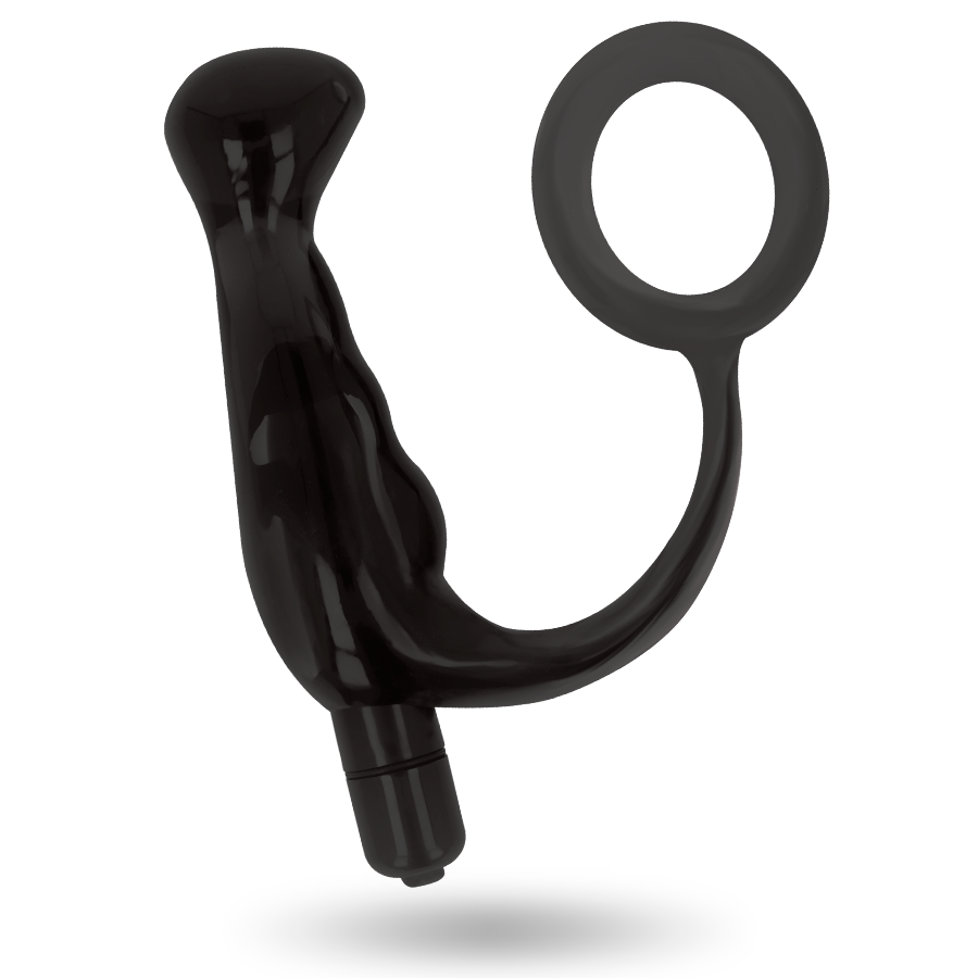 Vibromasseur Prostatique Rechargeable Noir 10cm - Addicted Toys
