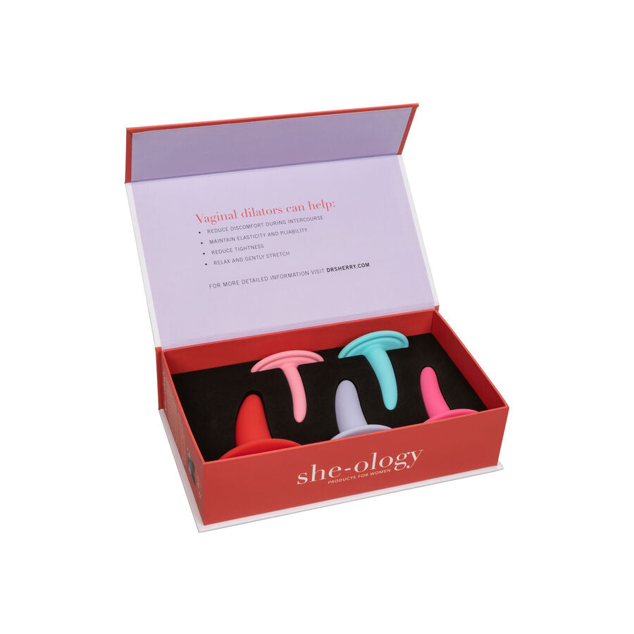 Calexotics - Kit dilatateurs silicone She-ology - 5 pièces