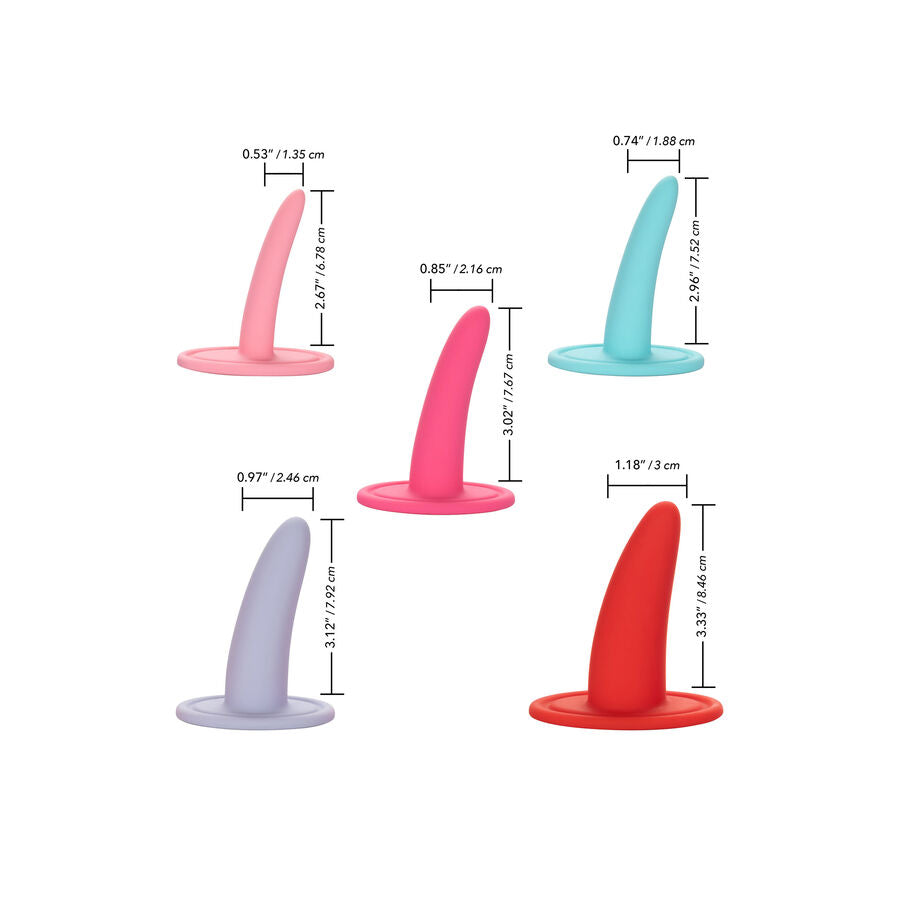 Calexotics - Kit dilatateurs silicone She-ology - 5 pièces