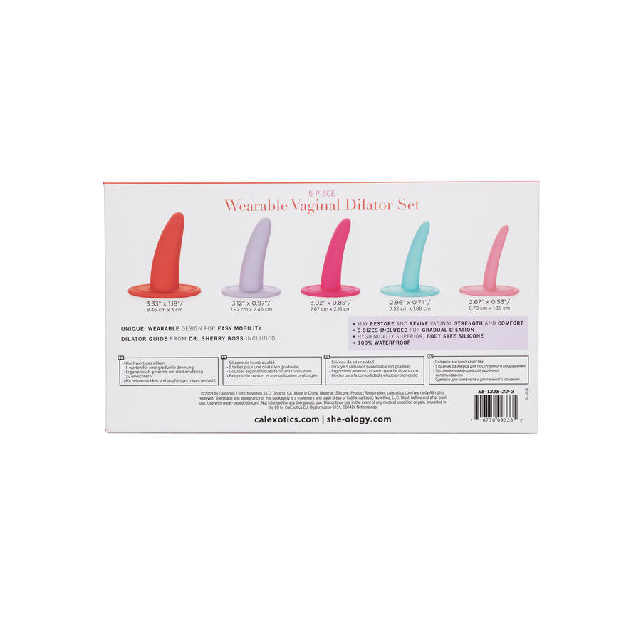 Calexotics - Kit dilatateurs silicone She-ology - 5 pièces