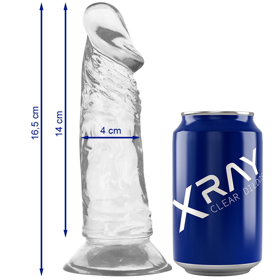 Gode Réaliste X Ray Clear Transparent 16,5cm - XRay