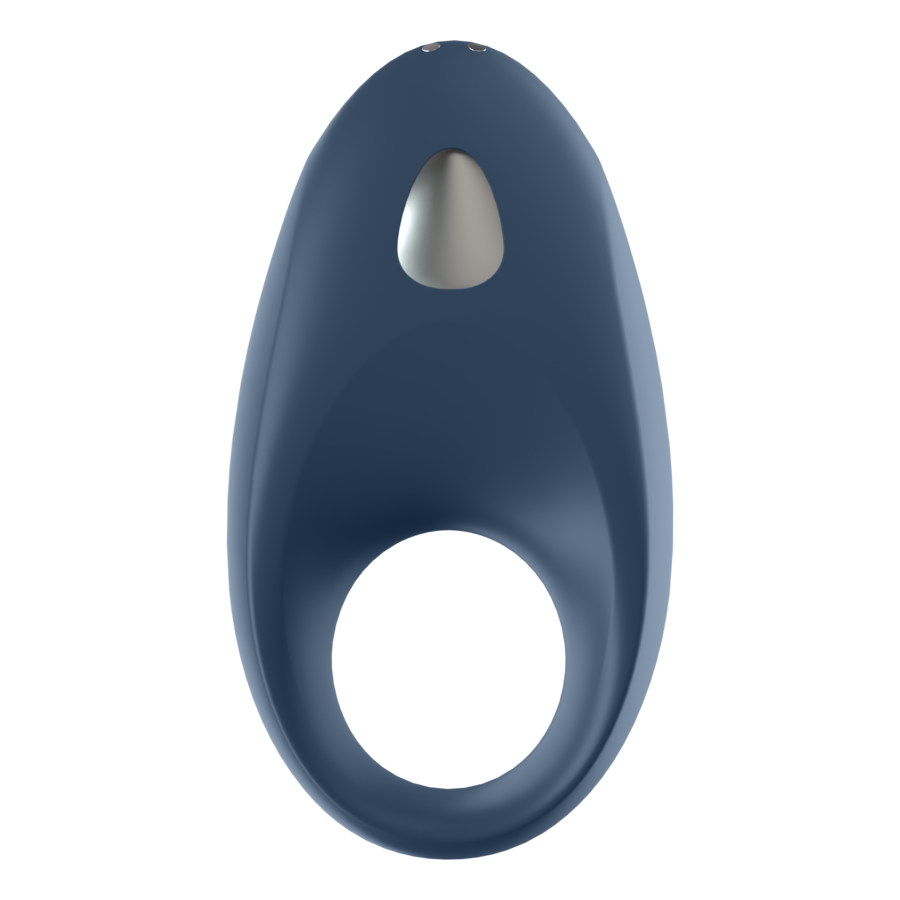 Satisfyer - Anneau Vibrant Connecté Mighty One - Bleu
