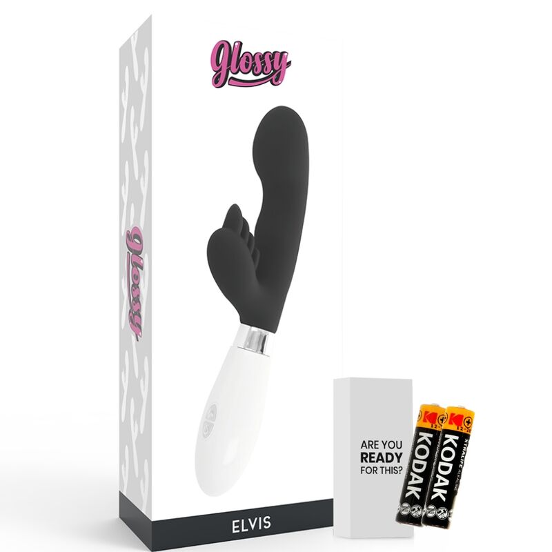 Glossy - elvis lapin noir